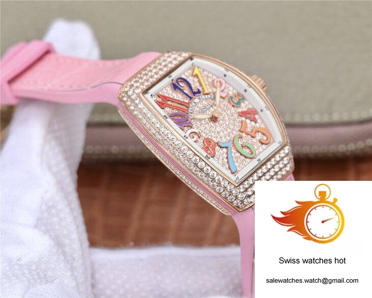 Franck Muller Vanguard Ladies ABF Factory Rose Gold Diamond-set Dial 5 Franck Muller Vanguard Ladies ABF Factory Rose Gold Diamond-set Dial 5