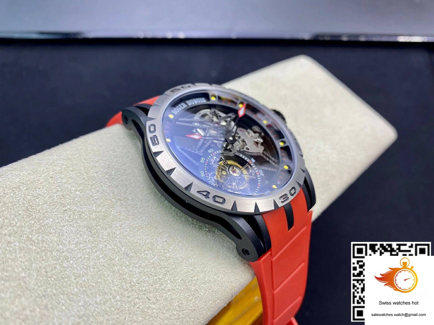 Roger Dubuis Excalibur RDDBEX0549 BBR Factory Tourbillon Titanium Case 5 Roger Dubuis Excalibur RDDBEX0549 BBR Factory Tourbillon Titanium Case 5