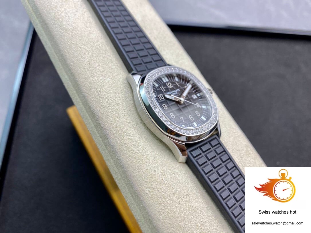 Patek Philippe Aquanaut Quartz Ladies 5067A-001 PPF Factory Diamond-set Bezel 5 Patek Philippe Aquanaut Quartz Ladies 5067A-001 PPF Factory Diamond-set Bezel 5