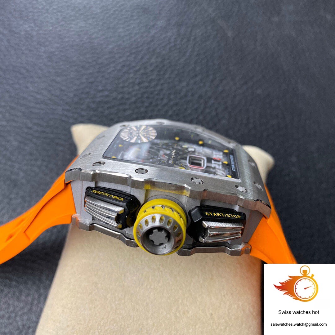 Richard Mille RM11-03 KV Factory Orange Rubber Strap 5 Richard Mille RM11-03 KV Factory Orange Rubber Strap 5