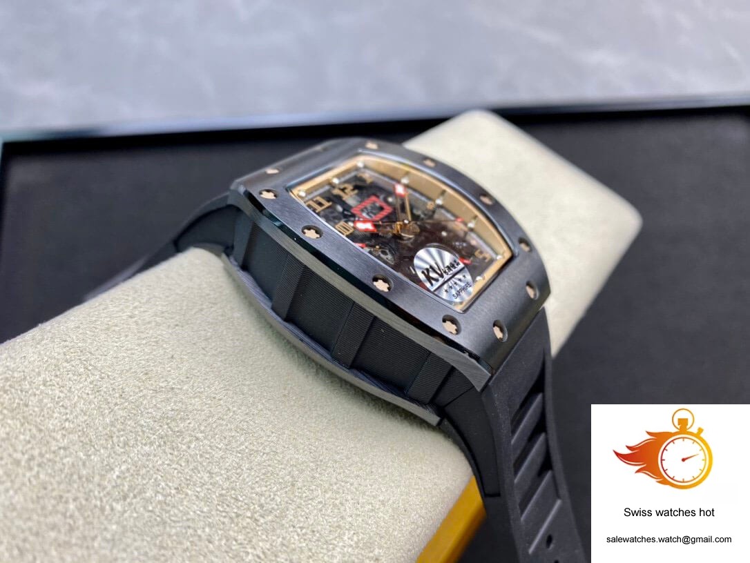 Richard Mille RM011 KV Factory Black Ceramic Skeleton Dial 5 Richard Mille RM011 KV Factory Black Ceramic Skeleton Dial 5