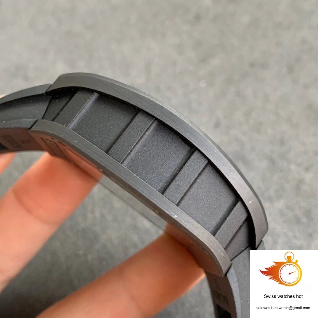 Richard Mille RM055 KV Factory V2 Ceramic Black Rubber Strap 5 Richard Mille RM055 KV Factory V2 Ceramic Black Rubber Strap 5