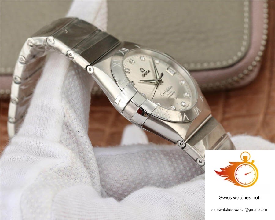 Omega Constellation 123.10.38.21.52.001 VS Factory Silver Dial 5 Omega Constellation 123.10.38.21.52.001 VS Factory Silver Dial 5