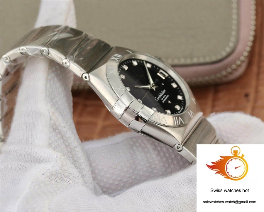 Omega Constellation 123.10.38.21.51.001 VS Factory Diamond-set Dial 5 Omega Constellation 123.10.38.21.51.001 VS Factory Diamond-set Dial 5
