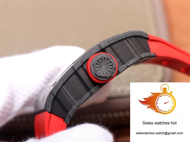 Richard Mille RM35-02 ZF Factory Red Rubber Strap 5 Richard Mille RM35-02 ZF Factory Red Rubber Strap 5