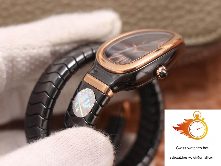 Bvlgari Serpenti 102735 BV Factory Rose Gold Black Dial 5 Bvlgari Serpenti 102735 BV Factory Rose Gold Black Dial 5
