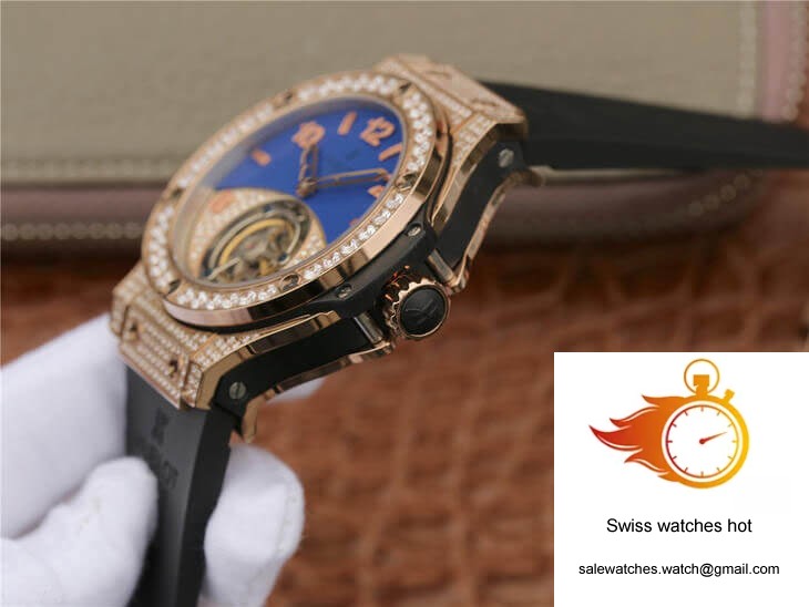 Hublot Big Bang Tourbillon Rose Gold Diamond Dial 5 Hublot Big Bang Tourbillon Rose Gold Diamond Dial 5