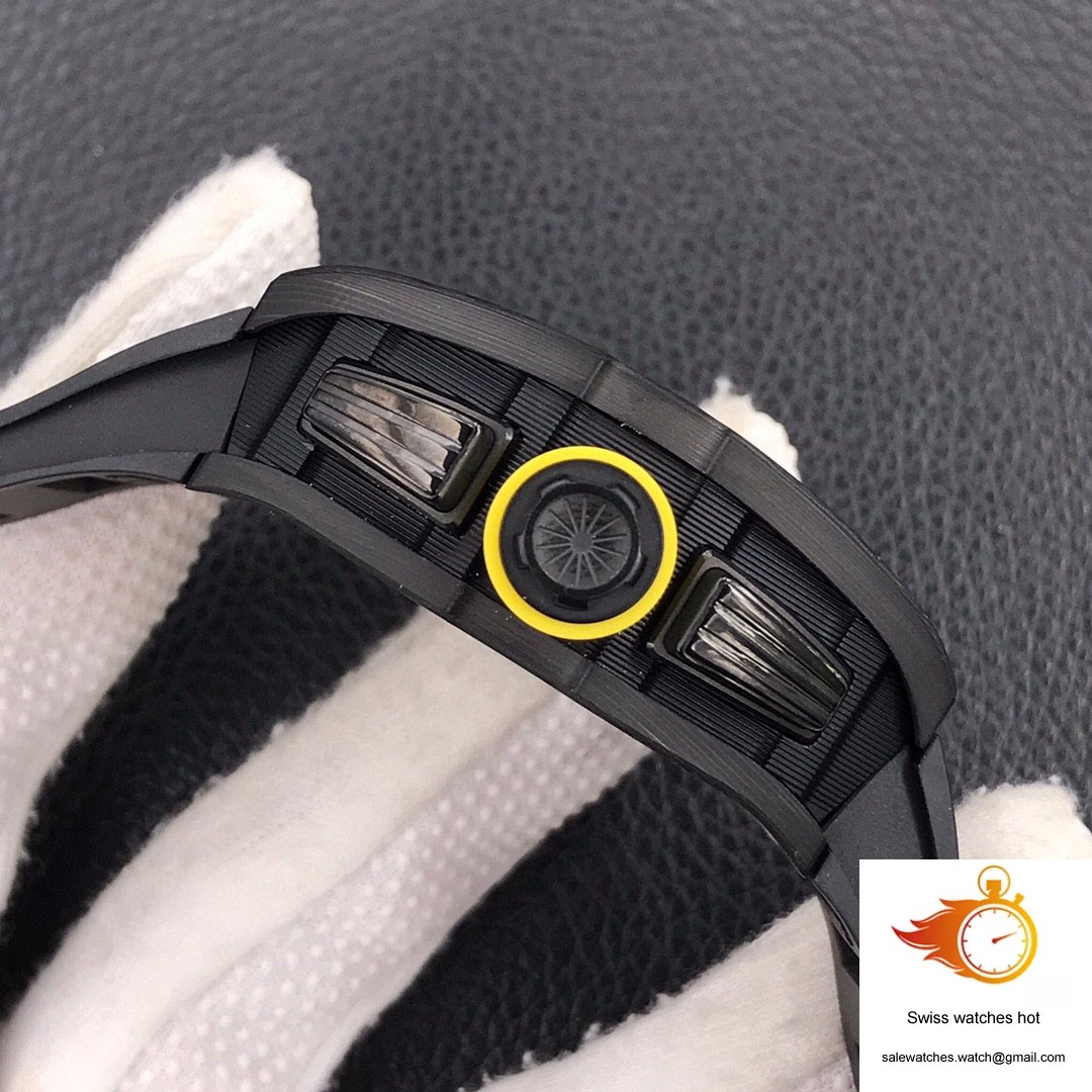 Richard Mille RM-011 KV Factory Forged Carbon Black Strap 5 Richard Mille RM-011 KV Factory Forged Carbon Black Strap 5