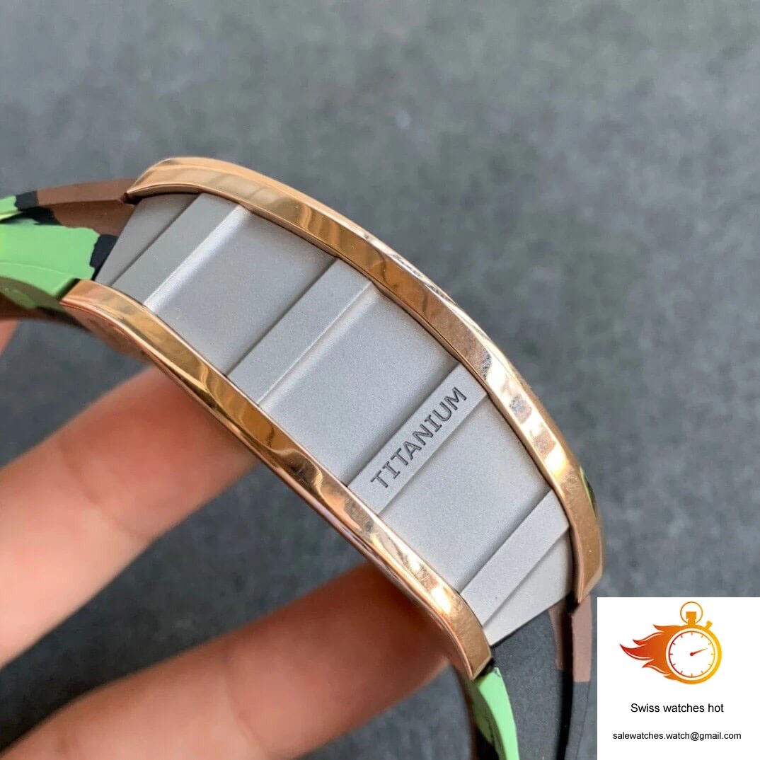 Richard Mille RM11 KV Factory Rose Gold Camouflage Strap 5 Richard Mille RM11 KV Factory Rose Gold Camouflage Strap 5