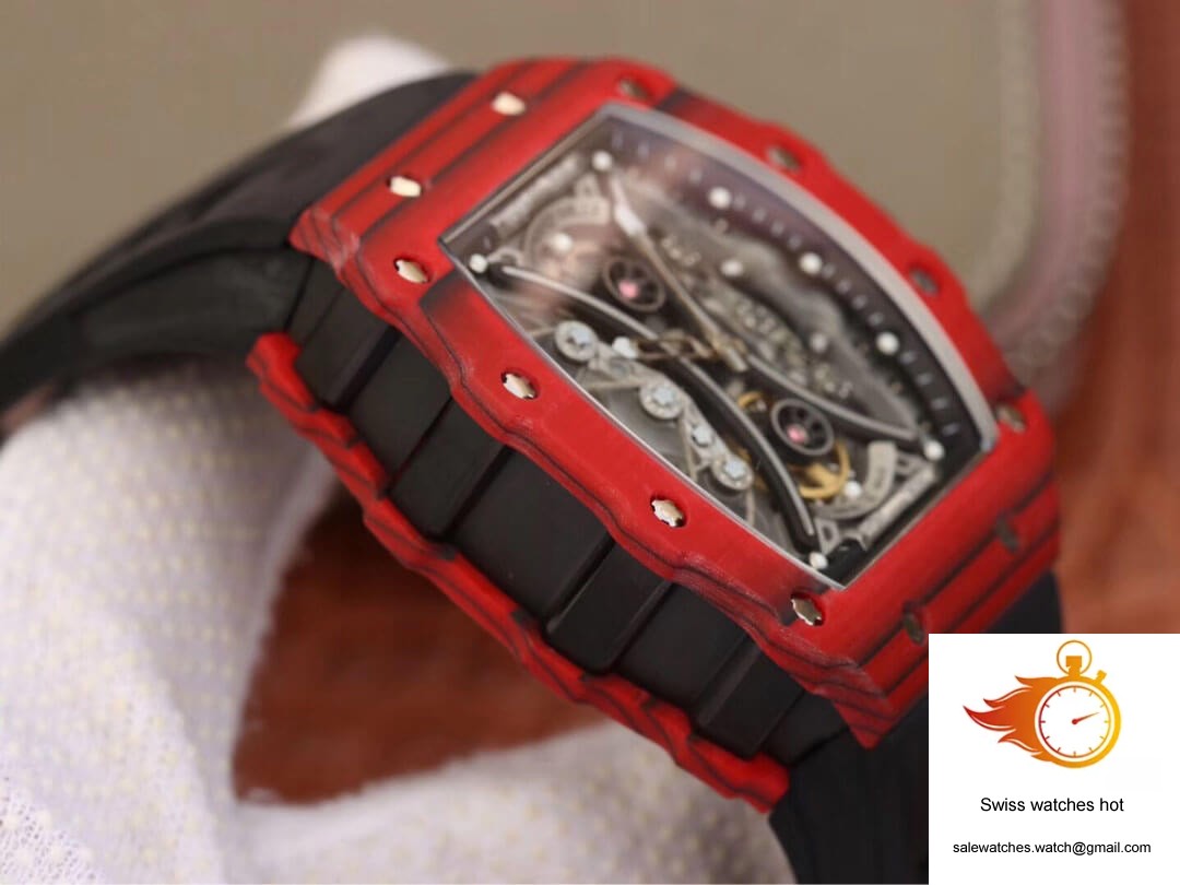 Richard Mille RM53-01 KV Factory TPT Carbon Fiber Black Strap 5 Richard Mille RM53-01 KV Factory TPT Carbon Fiber Black Strap 5