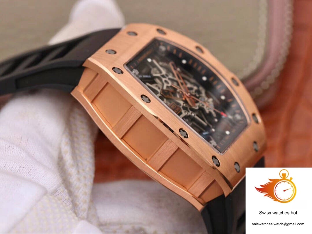 Richard Mille RM035 Americas KV Factory Rose Gold Black Strap 5 Richard Mille RM035 Americas KV Factory Rose Gold Black Strap 5