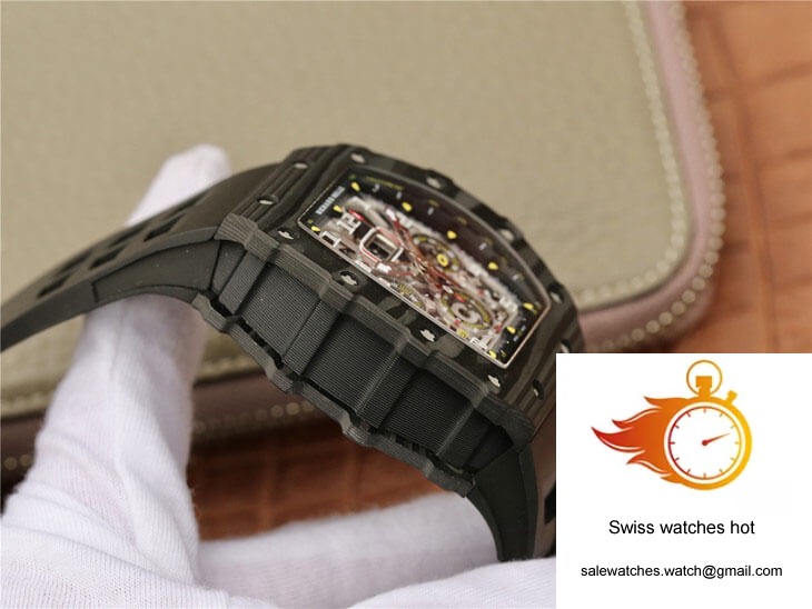 Richard Mille RM11-03 KV Factory Black Carbon Fiber Case 5 Richard Mille RM11-03 KV Factory Black Carbon Fiber Case 5