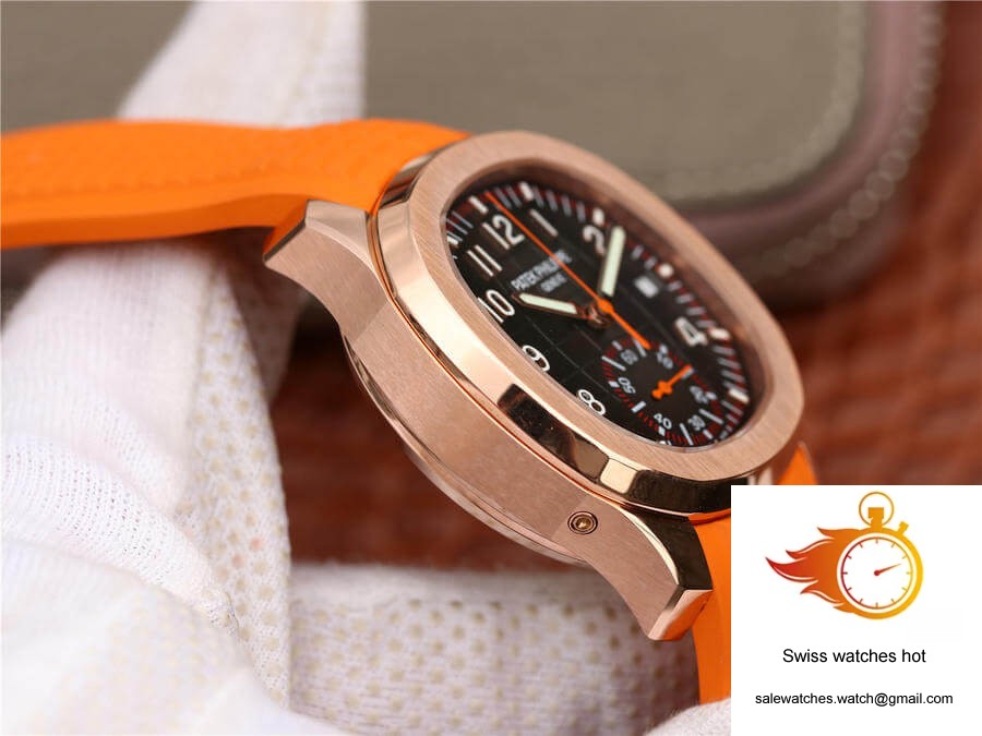 Patek Philippe Aquanaut 5968A-001 Orange Strap 5 Patek Philippe Aquanaut 5968A-001 Orange Strap 5