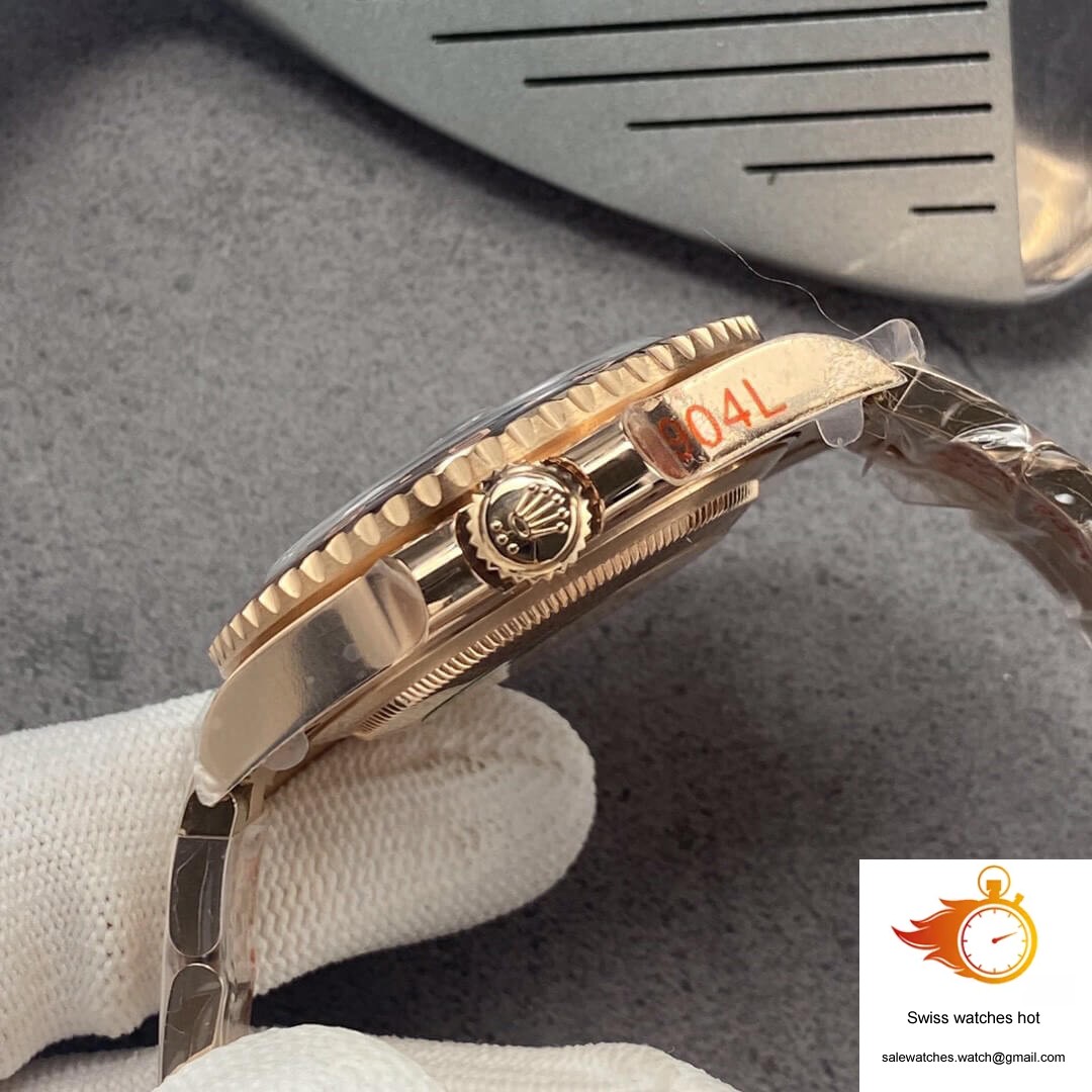 Rolex GMT Master II 126715CHNR-0001 GM Factory Rose Gold Black Dial 5 Rolex GMT Master II 126715CHNR-0001 GM Factory Rose Gold Black Dial 5