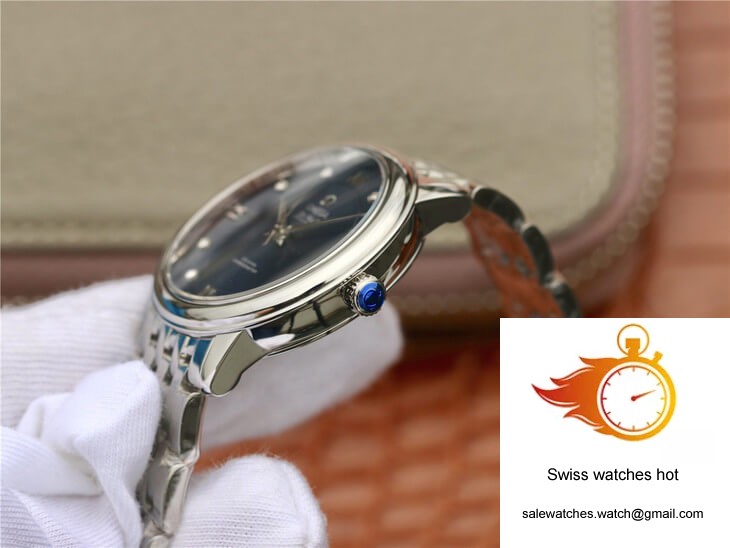 Omega De Ville 424.10.33.20.53.001 MKS Factory Diamond Blue Dial 5 Omega De Ville 424.10.33.20.53.001 MKS Factory Diamond Blue Dial 5