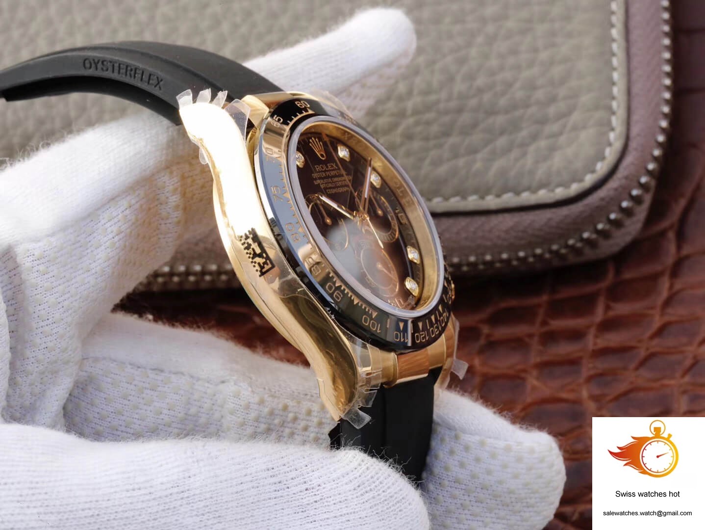 Rolex Daytona Cosmograph M116518ln-0046 JH Factory Diamond Black Dial 5 Rolex Daytona Cosmograph M116518ln-0046 JH Factory Diamond Black Dial 5