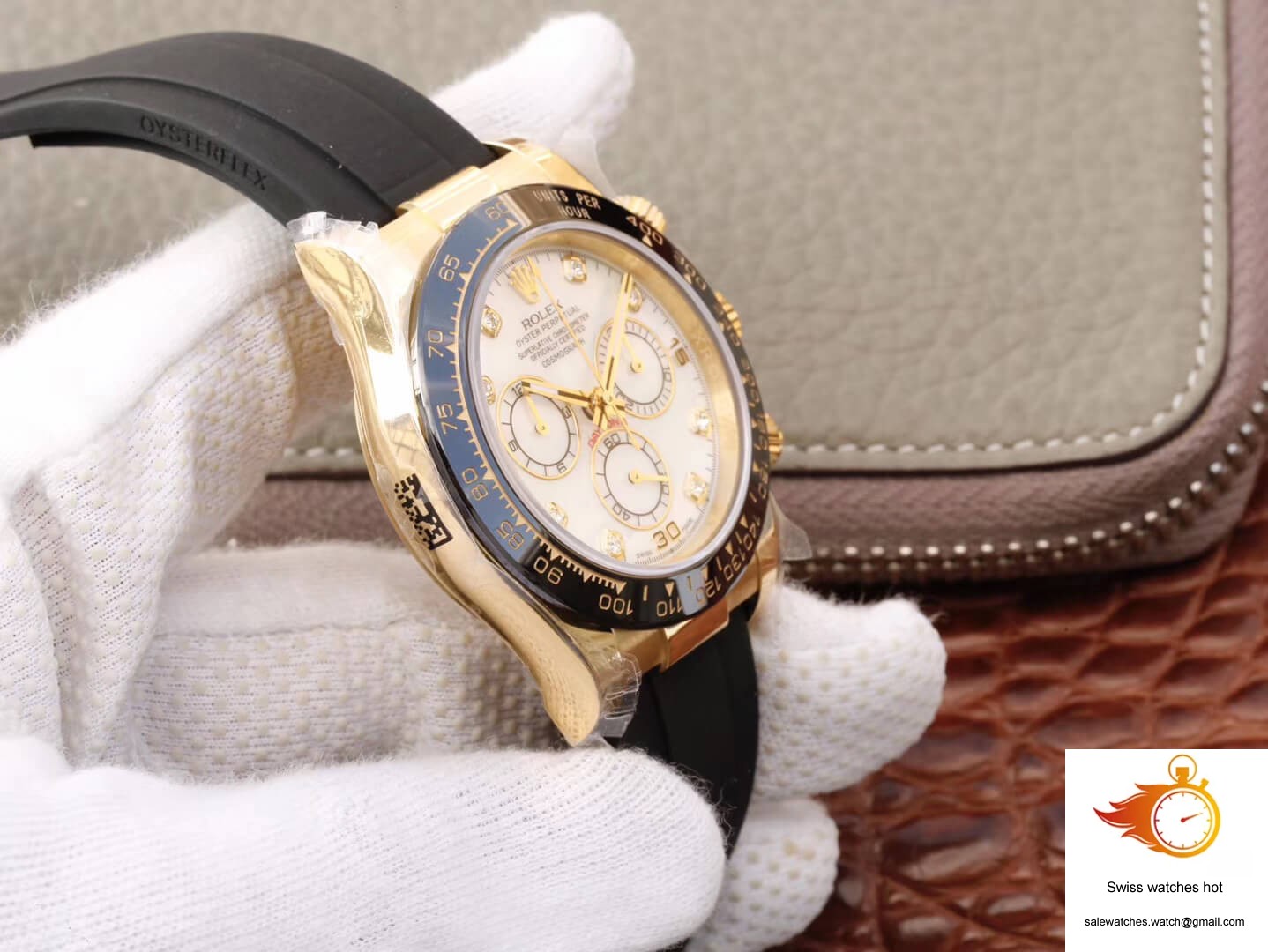 Rolex Daytona Cosmograph M116518ln-0037 JH Factory V6 Diamond Dial 5 Rolex Daytona Cosmograph M116518ln-0037 JH Factory V6 Diamond Dial 5
