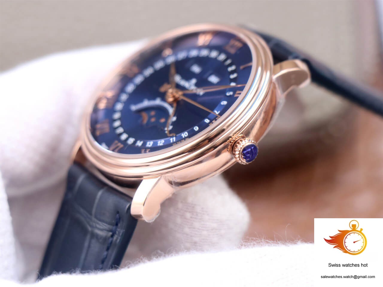 Blancpain Villeret 6654-3640-55 OM Factory V3 Blue Dial 5 Blancpain Villeret 6654-3640-55 OM Factory V3 Blue Dial 5