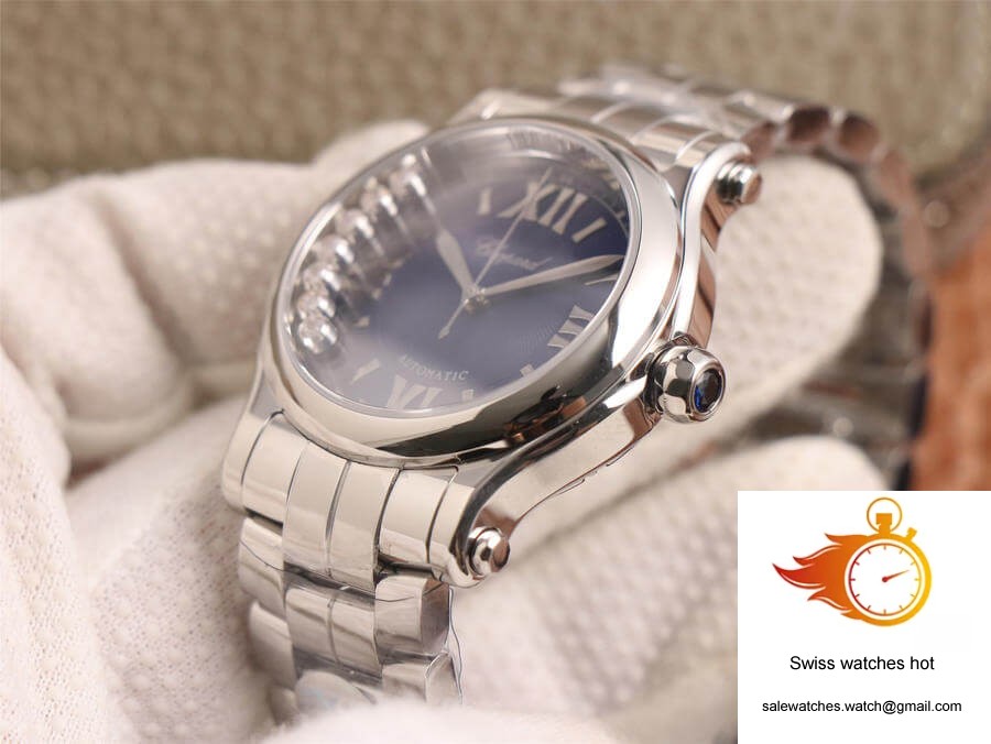 Chopard Happy Sport 278559-3009 YF Factory Blue Dial 5 Chopard Happy Sport 278559-3009 YF Factory Blue Dial 5