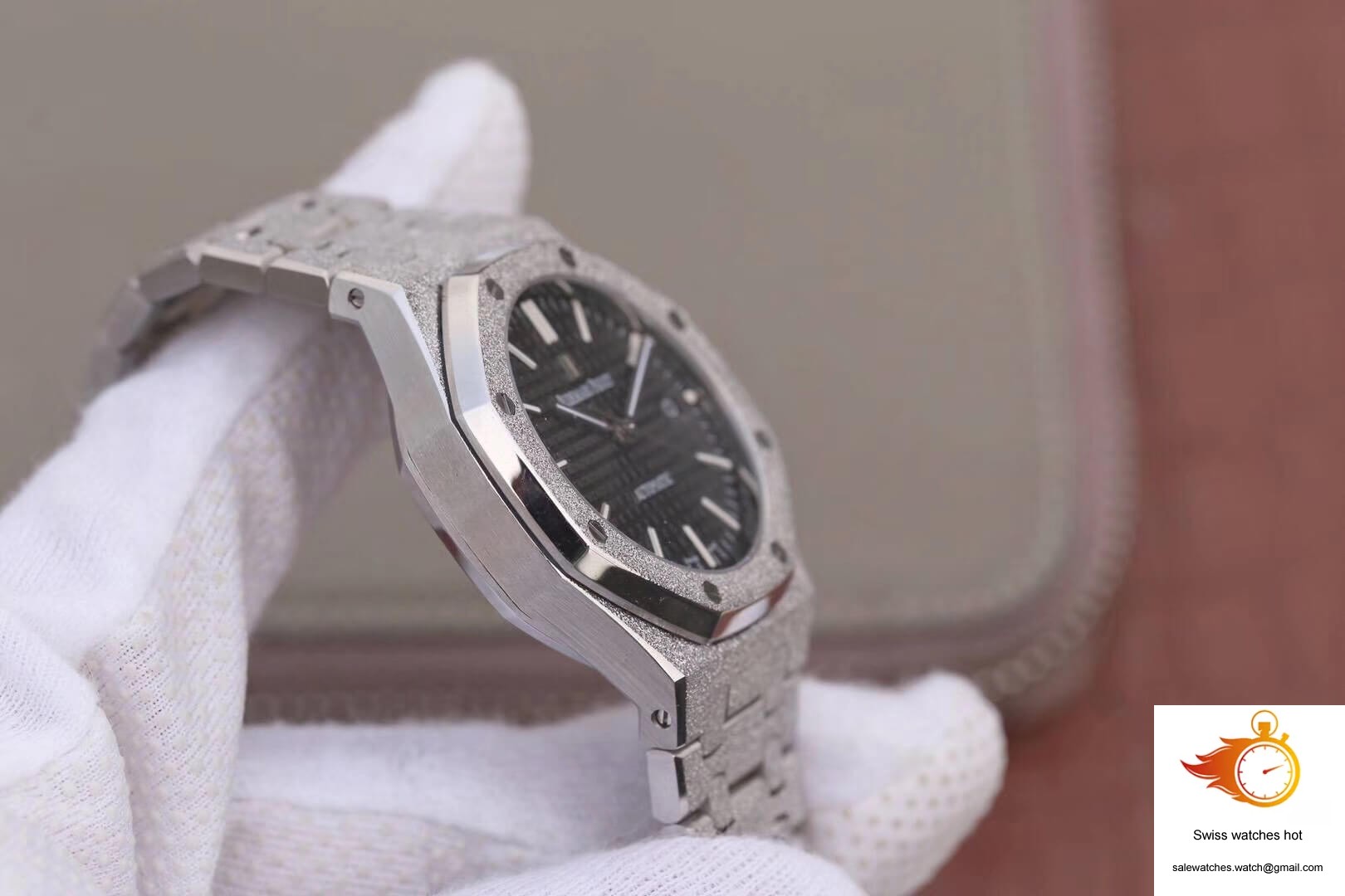 Audemars Piguet Royal Oak 15454BC.GG.1259BC.01 JH Factory Black Dial 5 Audemars Piguet Royal Oak 15454BC.GG.1259BC.01 JH Factory Black Dial 5