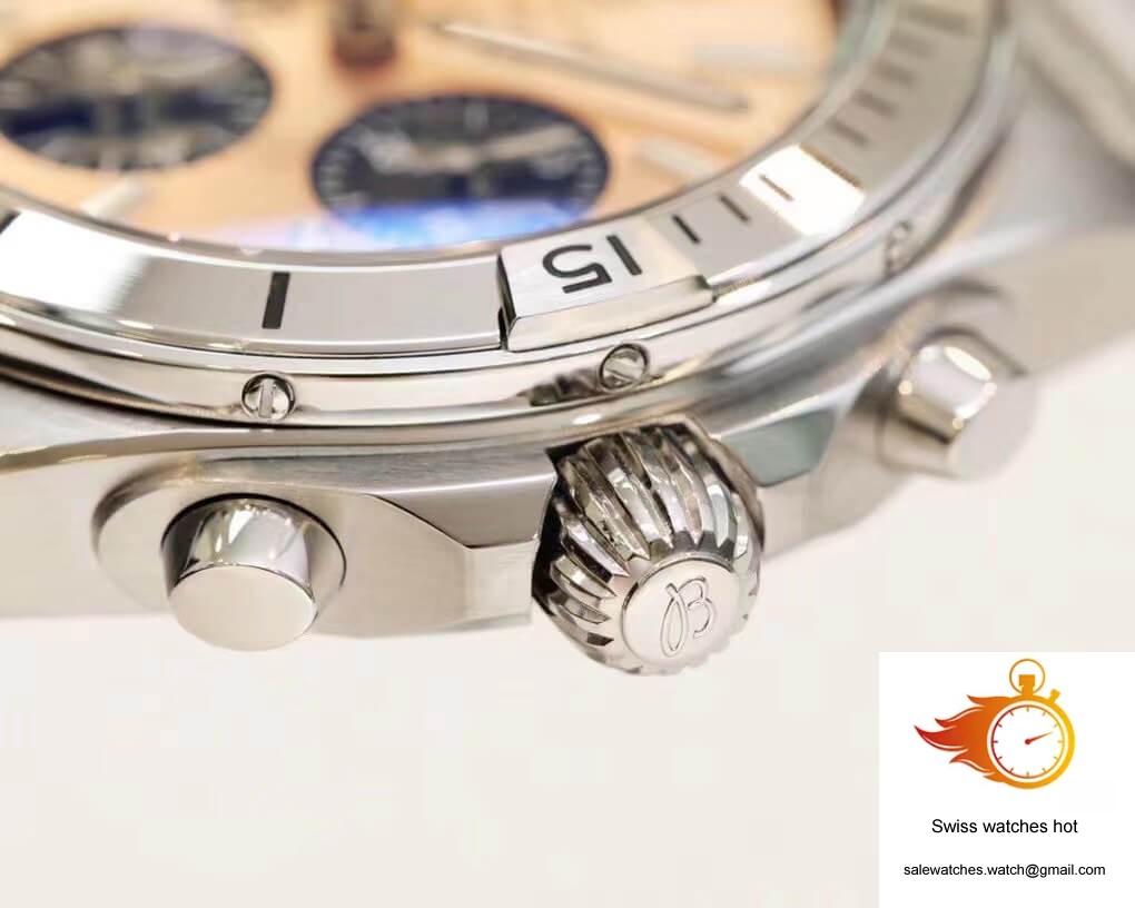 Breitling Chronomat AB0134101K1A1 GF Factory Rose Gold Dial 5 Breitling Chronomat AB0134101K1A1 GF Factory Rose Gold Dial 5