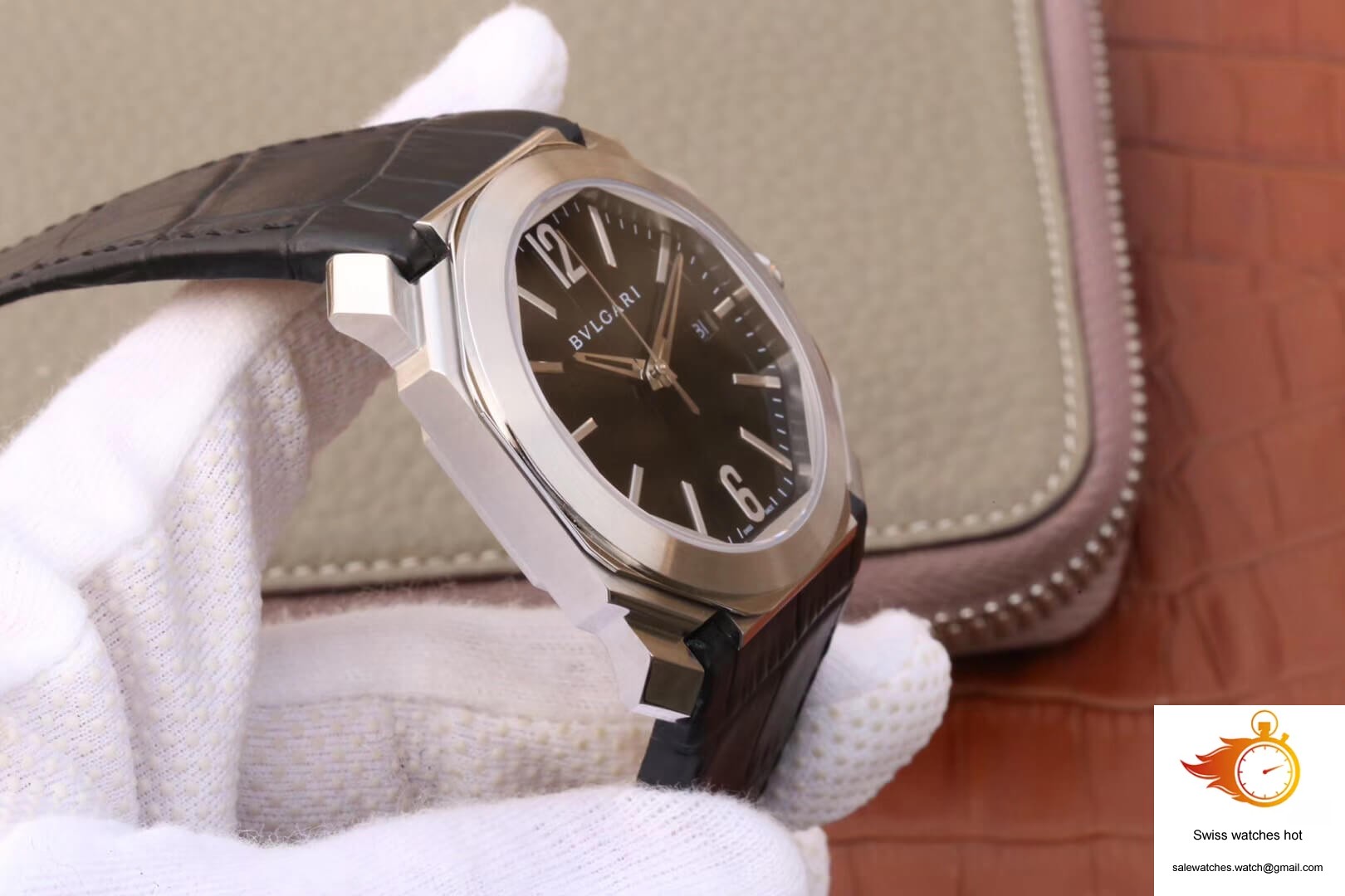 Bvlgari Octo 101964 BGO41BSLD Stainless Steel Bezel 5 Bvlgari Octo 101964 BGO41BSLD Stainless Steel Bezel 5