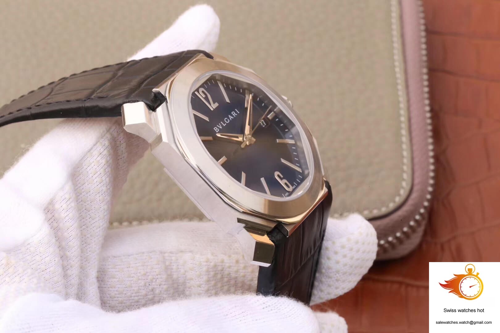 Bvlgari Octo 102429 BGO38C3SLD Dark Blue Dial 5 Bvlgari Octo 102429 BGO38C3SLD Dark Blue Dial 5