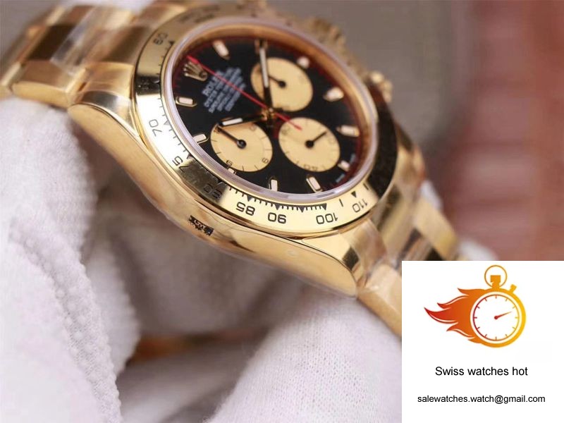 Rolex Daytona M116508-0009 Noob Factory Black Dial 4130 Movement 5 Rolex Daytona M116508-0009 Noob Factory Black Dial 4130 Movement 5