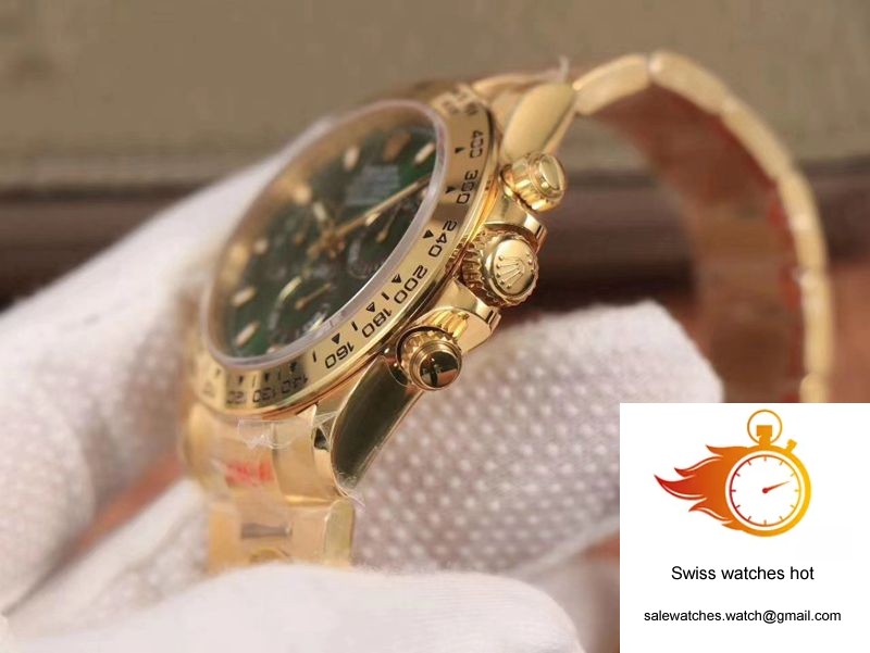 Rolex Daytona M116508-0013 Noob Factory Green Dial 4130 Movement 5 Rolex Daytona M116508-0013 Noob Factory Green Dial 4130 Movement 5