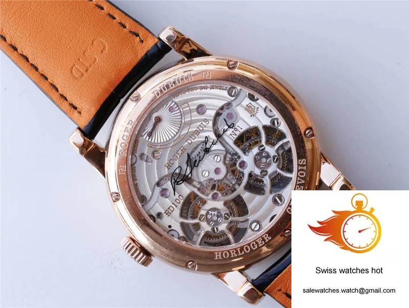 Roger Dubuis Hommage RDDBHO0562 Double Flying tourbillon JB Factory Silver Dial 5 Roger Dubuis Hommage RDDBHO0562 Double Flying tourbillon JB Factory Silver Dial 5