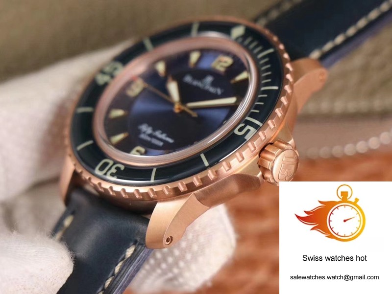 Blancpain Fifty Fathoms 5015-3603C-63B ZF Factory Blue Dial 5 Blancpain Fifty Fathoms 5015-3603C-63B ZF Factory Blue Dial 5