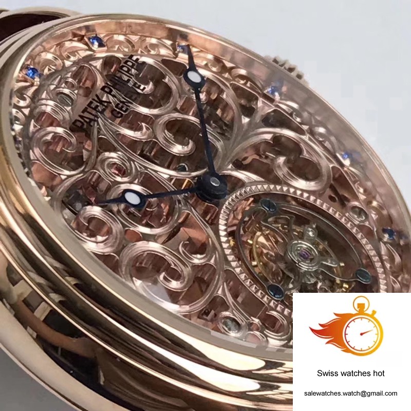 Patek Philippe Tourbillon Rose Gold Skeleton Dial 5 Patek Philippe Tourbillon Rose Gold Skeleton Dial 5