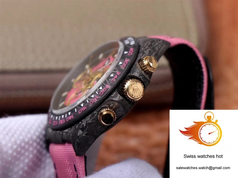 Rolex Daytona Cosmos Chronograph Carbon Fiber Edition Pink Exploded Dragon Dial 5 Rolex Daytona Cosmos Chronograph Carbon Fiber Edition Pink Exploded Dragon Dial 5