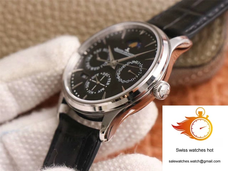 Jaeger-LeCoultre Master Ultra Thin Moon Perpetual Calendar 1308470 V9 Factory Black Dial 5 Jaeger-LeCoultre Master Ultra Thin Moon Perpetual Calendar 1308470 V9 Factory Black Dial 5