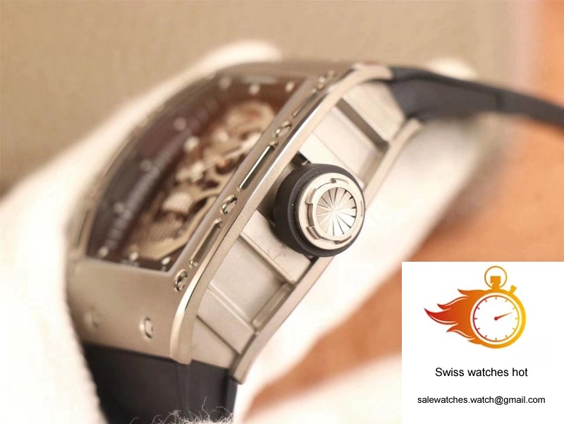 Richard Mille RM052 ZF Factory Silver Titanium Skull Dial 5 Richard Mille RM052 ZF Factory Silver Titanium Skull Dial 5
