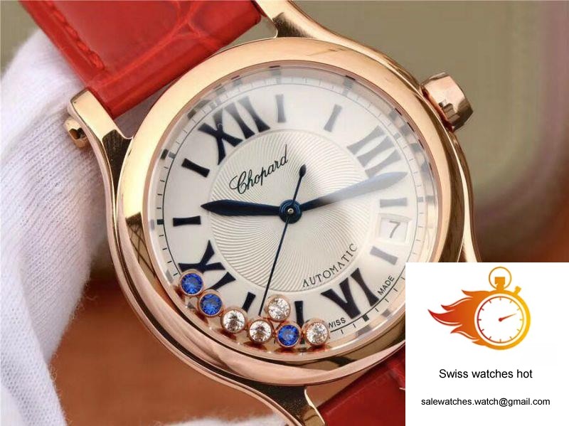 Chopard Happy Sport 36MM Automatic Rose Gold Diamonds YF Factory 274808-5001 Rad 5 Chopard Happy Sport 36MM Automatic Rose Gold Diamonds YF Factory 274808-5001 Rad 5