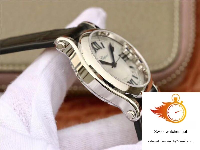 Chopard Happy Sport 36MM Automatic Stainless Steel Diamonds YF Factory 278559-3001 5 Chopard Happy Sport 36MM Automatic Stainless Steel Diamonds YF Factory 278559-3001 5