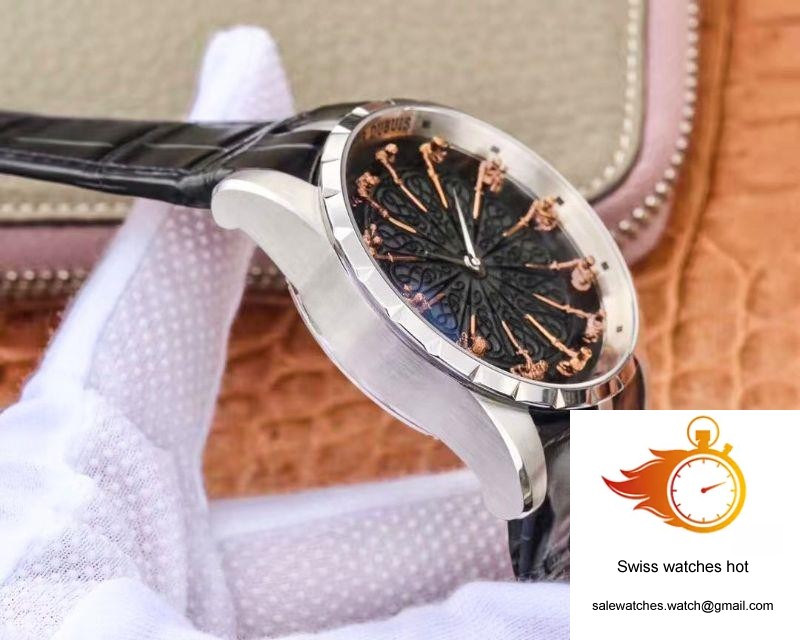 ZF Factory Roger Dubuis Excalibur Knights Of The Round Table II RDDBEX0511 Stainless Steel Black Dial M9015 5 ZF Factory Roger Dubuis Excalibur Knights Of The Round Table II RDDBEX0511 Stainless Steel Black Dial M9015 5