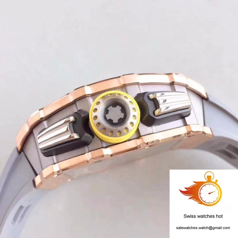 Richard Mille RM011 Felipe Massa Chronograph KV Factory Rose Gold Skeleton Dial 5 Richard Mille RM011 Felipe Massa Chronograph KV Factory Rose Gold Skeleton Dial 5