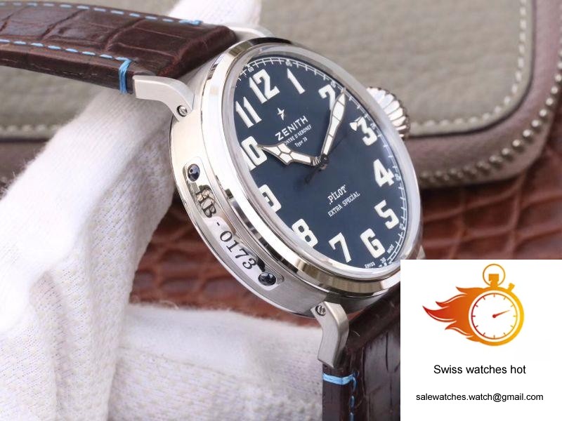 Zenith Pilot Type 20 Extra Special 03.2430.3000.21.C738 XF Factory Blue Dial 5 Zenith Pilot Type 20 Extra Special 03.2430.3000.21.C738 XF Factory Blue Dial 5