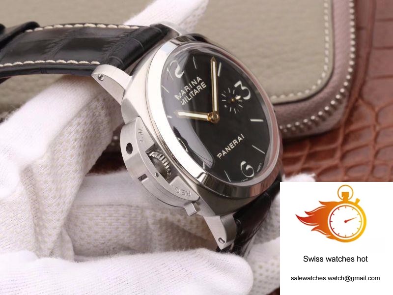 Panerai Luminor Marina Militare PAM 217 XF Factory Black Dial 5 Panerai Luminor Marina Militare PAM 217 XF Factory Black Dial 5