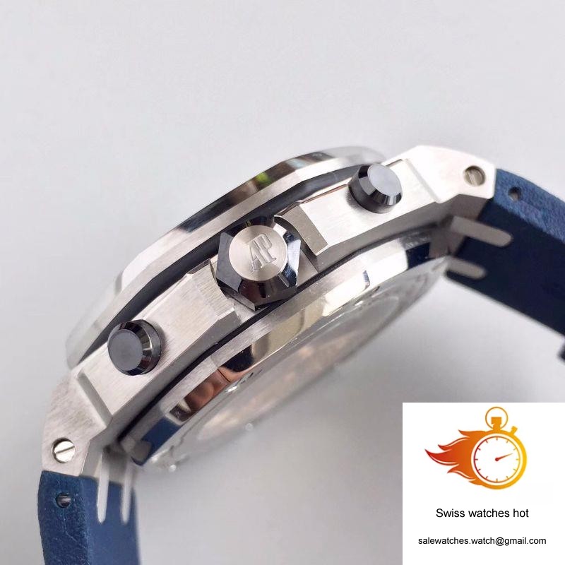 Audemars Piguet Royal Oak Offshore Diver Chronograph 26703ST.OO.A027CA.01 JF Factory Blue Dial 5 Audemars Piguet Royal Oak Offshore Diver Chronograph 26703ST.OO.A027CA.01 JF Factory Blue Dial 5