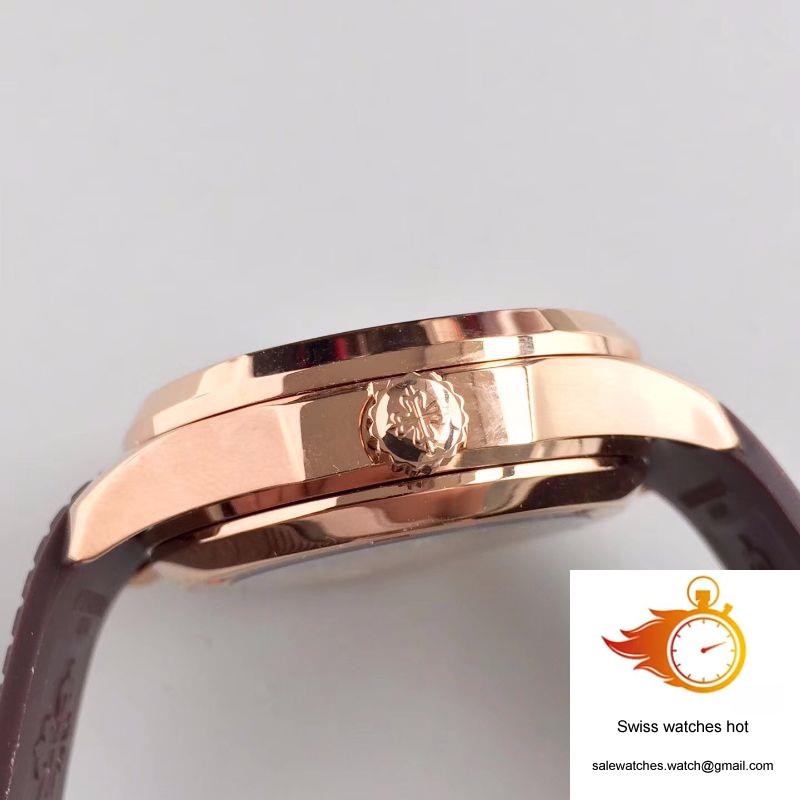 Patek Philippe Aquanaut Travel Time 5164R-001 Rose Gold Chocolate Dial 5 Patek Philippe Aquanaut Travel Time 5164R-001 Rose Gold Chocolate Dial 5