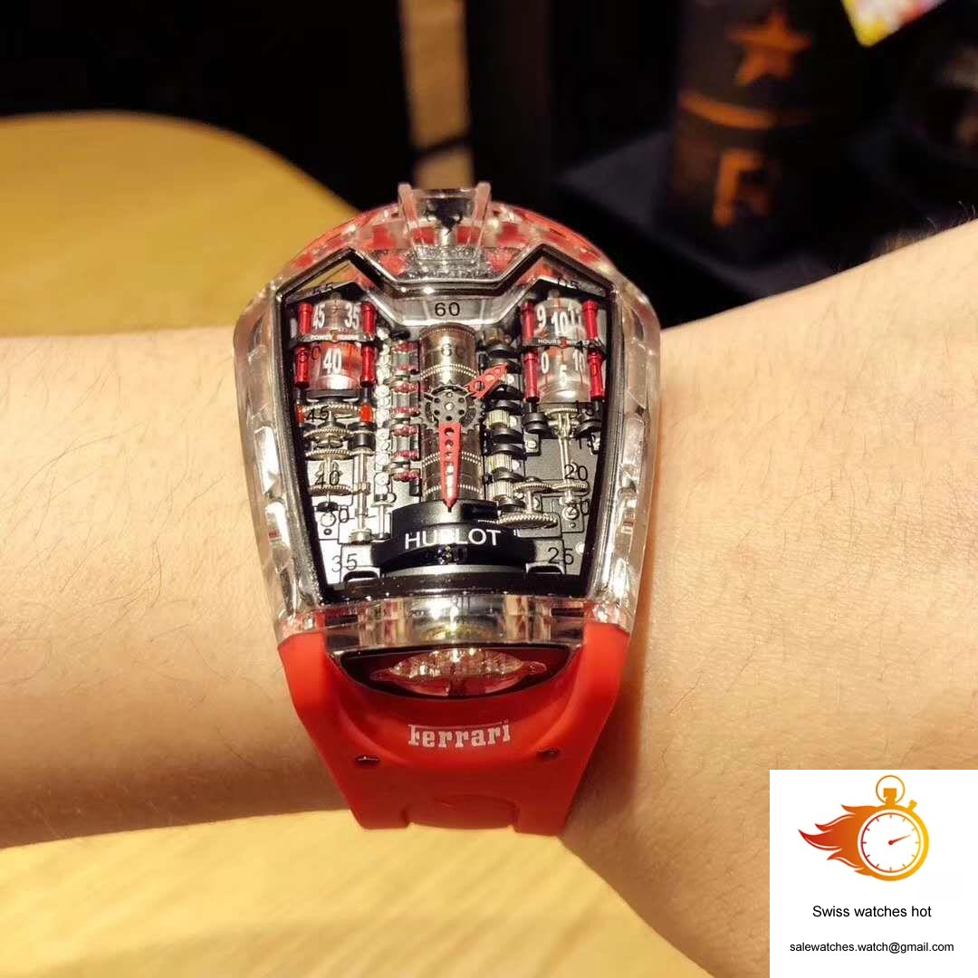 Hublot LaFerrari MP-05 Red Rubber Strap Black Dial 5 Hublot LaFerrari MP-05 Red Rubber Strap Black Dial 5