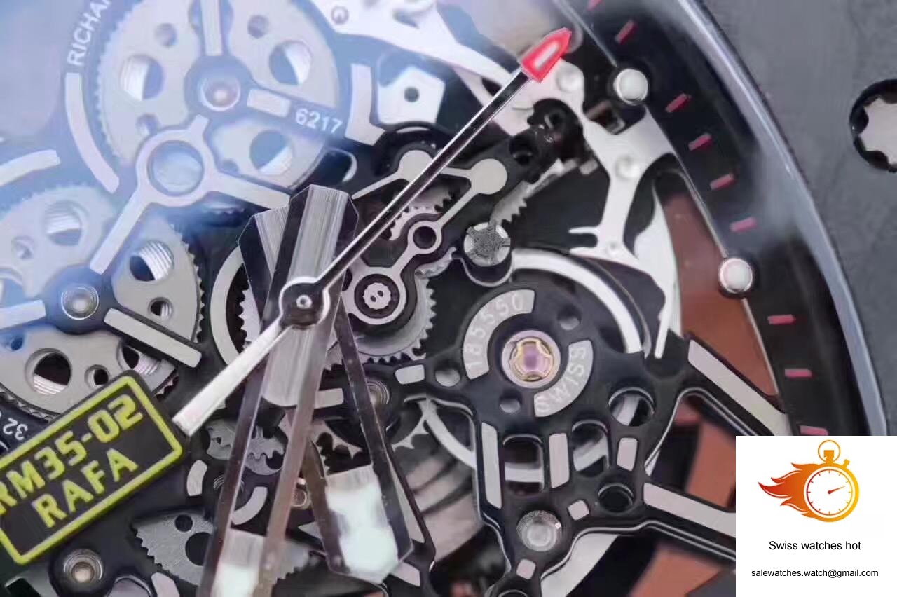 Richard Mille RM35-02 Rafael Nadal KV Factory Black Skeleton Dial 5 Richard Mille RM35-02 Rafael Nadal KV Factory Black Skeleton Dial 5