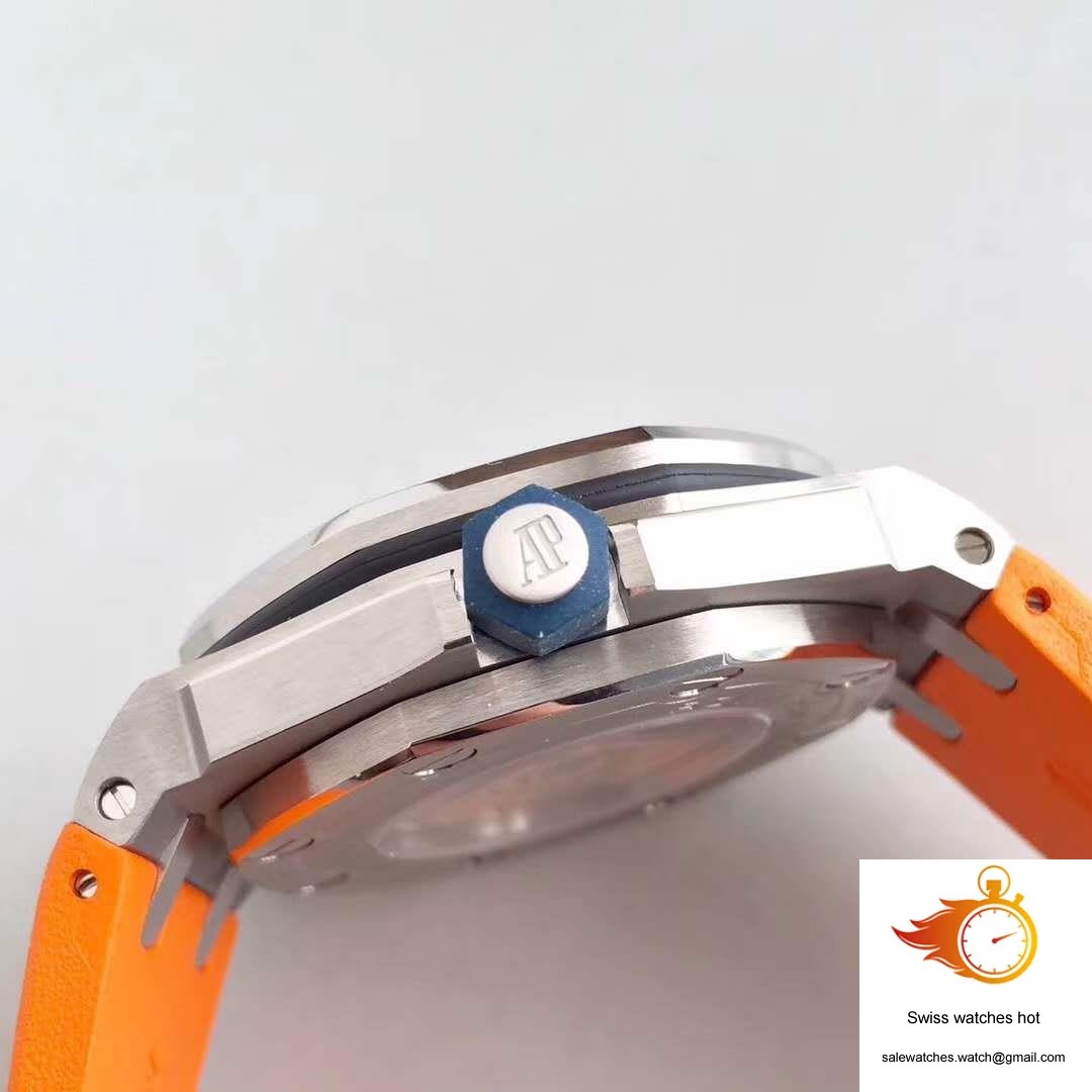 Audemars Piguet Royal Oak Offshore Diver 15710ST.OO.A070CA.01 JF Factory V3 Orange Dial 5 Audemars Piguet Royal Oak Offshore Diver 15710ST.OO.A070CA.01 JF Factory V3 Orange Dial 5
