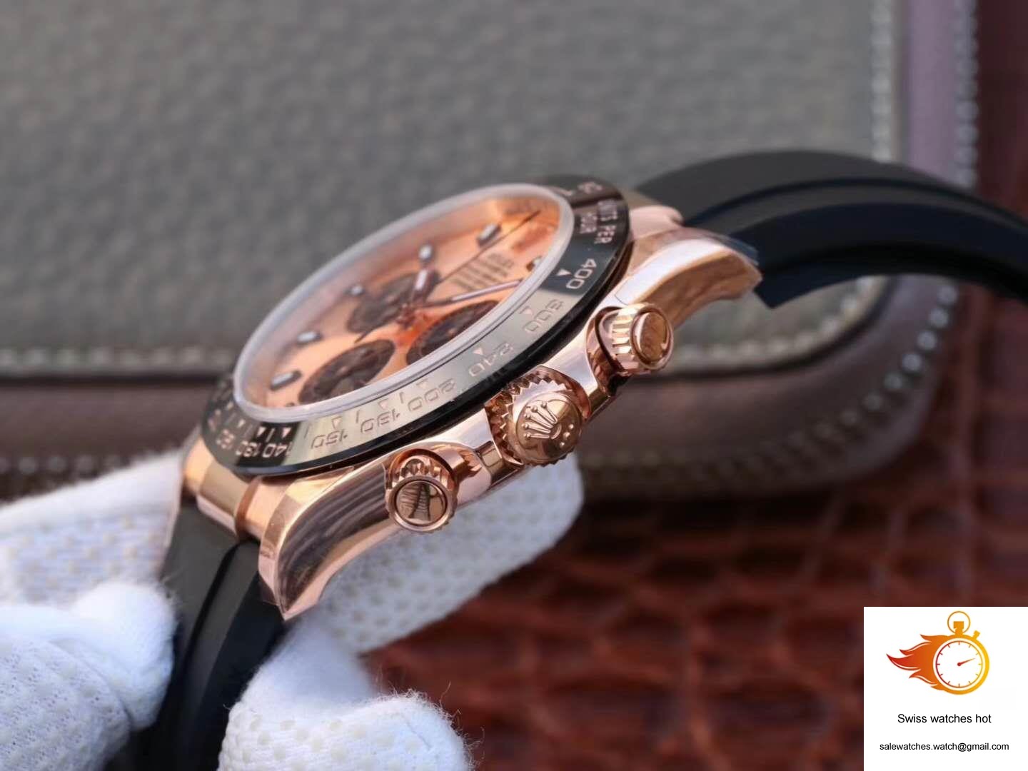 Rolex Daytona Cosmograph 116515LN Noob Factory Rose Gold Dial 5 Rolex Daytona Cosmograph 116515LN Noob Factory Rose Gold Dial 5