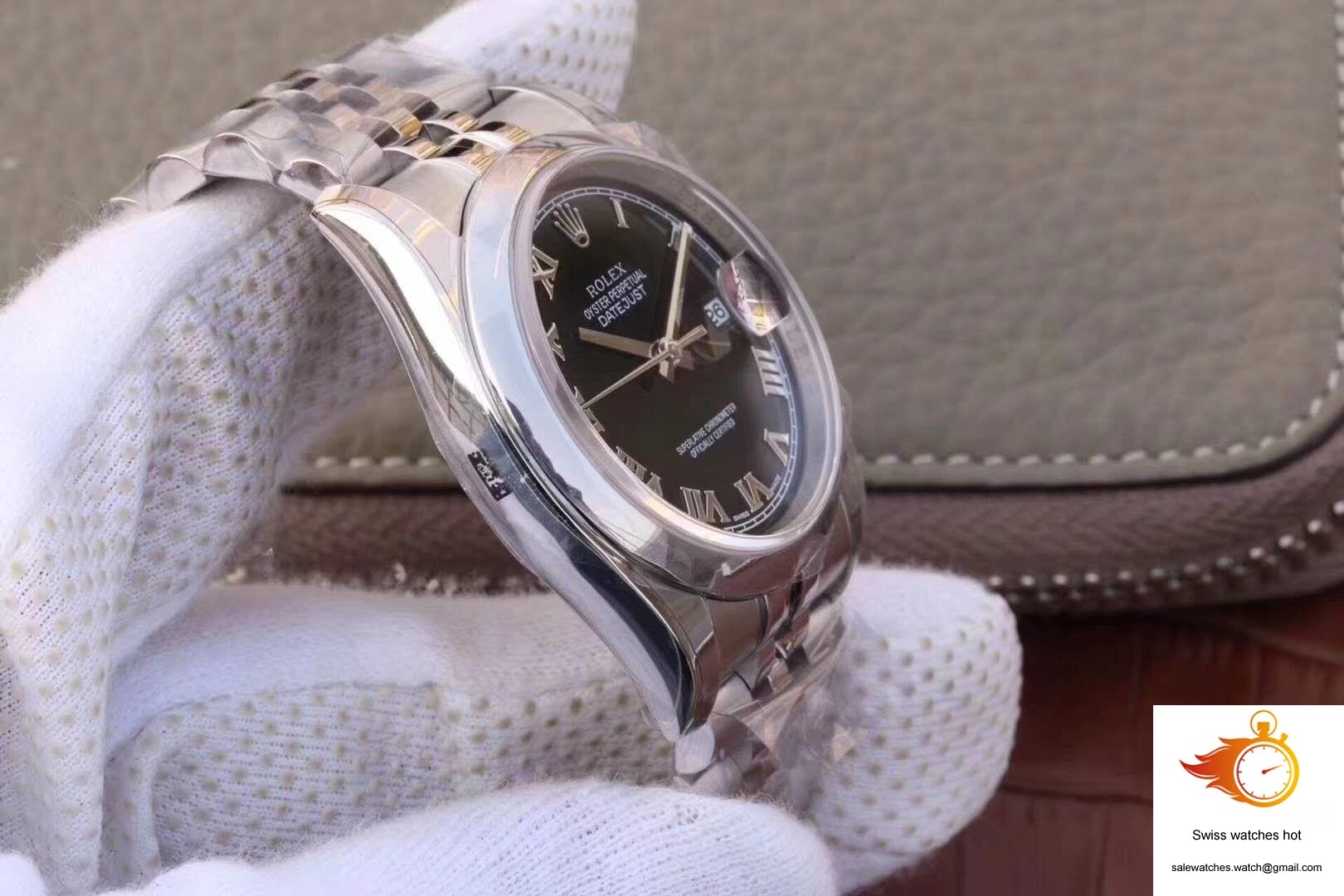 Rolex Datejust 116234 36mm AR Factory Black Dial Rome Time Scale 5 Rolex Datejust 116234 36mm AR Factory Black Dial Rome Time Scale 5