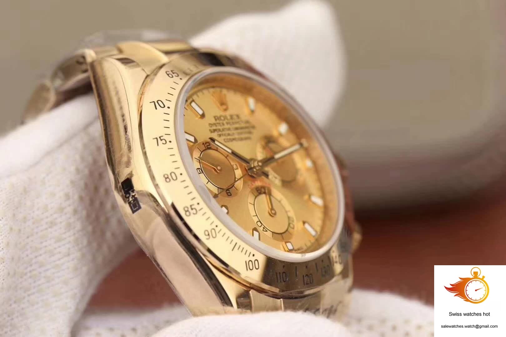 Rolex Daytona Cosmograph 116503 JH Factory Gold Dial 5 Rolex Daytona Cosmograph 116503 JH Factory Gold Dial 5