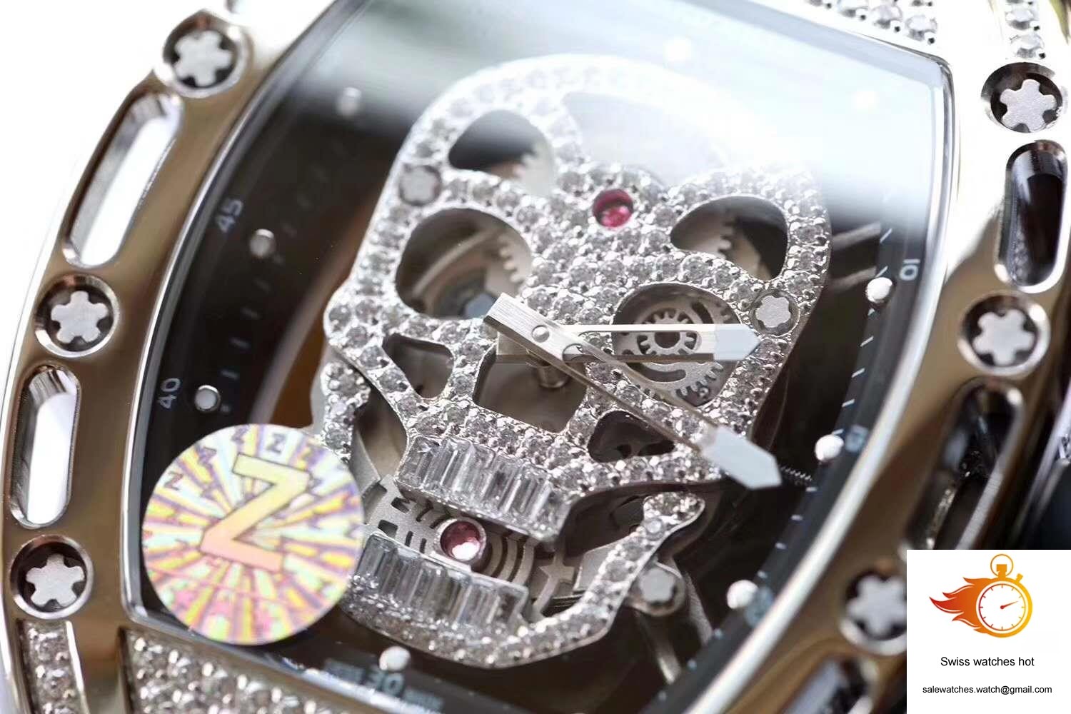 Richard Mille RM052 Titanium Z Factory Diamond Skull Dial 5 Richard Mille RM052 Titanium Z Factory Diamond Skull Dial 5